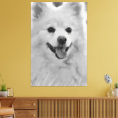 Toile Spitz japonais (Insitu(Salon))
