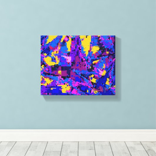 Toile Splash couleur (Insitu (Plancher de Bois))