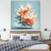 Toile Splash tropical (Insitu(Chambre))