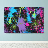 Toile Splatter (Insitu (Plancher de Bois))