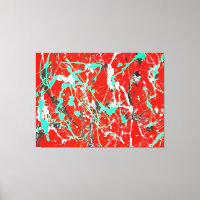SPLATTER COLORÉ LXXV - Peinture d'action -
