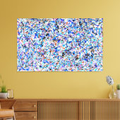 Toile SPLATTER XVI COLORÉ - Peinture d'action -Abstrait- (Insitu(Salon))