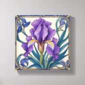 Toile Splendeur d'iris pourpre (Recto)