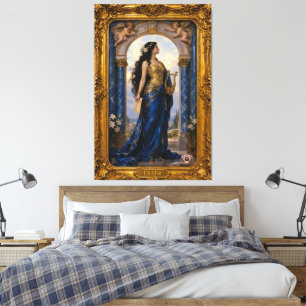 Toile Splendeur Néoclassique Muse Erato Calliopeia