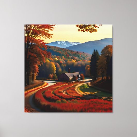 Toile Splendor Automne Vue Paysage 2 (Recto)