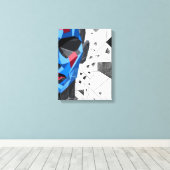 Toile Splinters I – Fragmented Identity Art (Insitu (Plancher de Bois))