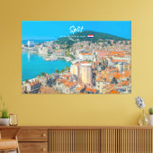 Toile Split, Croatie - Ville côtière (Insitu(Salon))