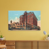 Toile Spokane, WA - Vue de l'hôtel Davenport #1 (Insitu(Salon))