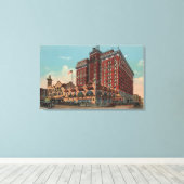 Toile Spokane, WA - Vue de l'hôtel Davenport #1 (Insitu (Plancher de Bois))