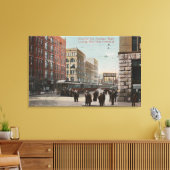 Toile Spokane, WA - Vue sur Riverside Ave. & Howard St (Insitu(Salon))