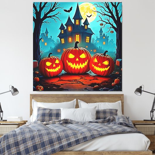 Toile  Spooky Night Haunted House Thrills (Insitu(Chambre))