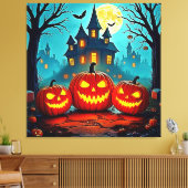 Toile  Spooky Night Haunted House Thrills (Insitu(Salon))
