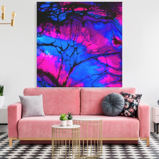 Toile Spooky Trees à Evening Acrylic (Insitu(Salon))