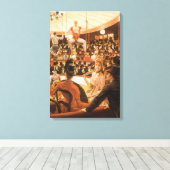 Toile Sporting Ladies (alias Circus Lover) par James Tis (Insitu (Plancher de Bois))