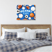 Toile Sports Assortis Tous STAR Personnalisé Nom Chambre (Insitu(Chambre))