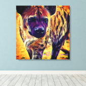 Toile Spotted Hyena [Premium Canvas] (Insitu (Plancher de Bois))