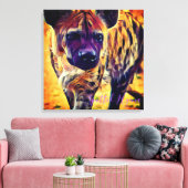 Toile Spotted Hyena [Premium Canvas] (Insitu(Salon))