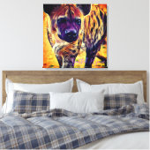 Toile Spotted Hyena [Premium Canvas] (Insitu(Chambre))