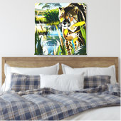 Toile Spotted Streak : Cheetah on the Hunt (Insitu(Chambre))