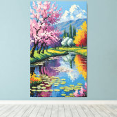 Toile Spring beauty (Insitu (Plancher de Bois))