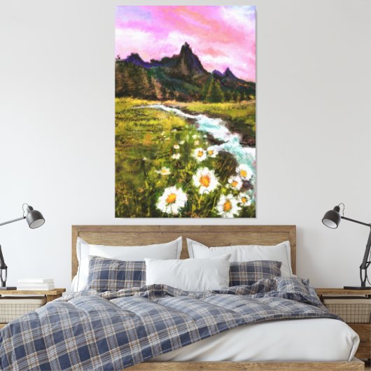 Toile Spring Landscape - Flowering (Insitu(Chambre))