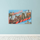 Toile Springdale, Utah - Scènes de grandes lettres (Insitu (Plancher de Bois))