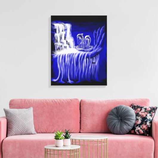 Toile Springenden Delfine (Insitu(Salon))