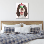 Toile Springer Spaniel avec Cupcake (Insitu(Chambre))