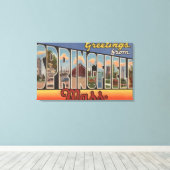 Toile Springfield, Massachusetts - Grande Lettre (Insitu (Plancher de Bois))