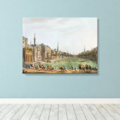 Toile Square principal au Grand Cairo, avec Murad Bey (Insitu (Plancher de Bois))