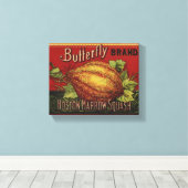 Toile Squash Antique Végétal Étiquette Can (Insitu (Plancher de Bois))