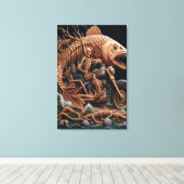 Toile squelette a roulé son vélo à hélico sur la piste (Insitu (Plancher de Bois))