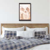 Toile Squelette d'anatomie humaine de Léonard de Vinci O (Insitu(Chambre))