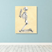 Toile Squelette dans la prière (Insitu (Plancher de Bois))