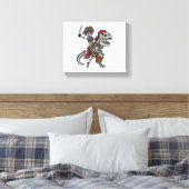 Toile Squelette de dinosaure de pirate d'Halloween (Insitu(Chambre))