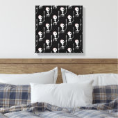 Toile squelette d'Halloween avec une épée (Insitu(Chambre))