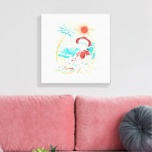 Toile Squelette Drôle d'Été (Insitu(Salon))