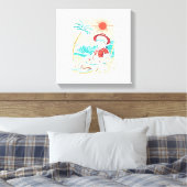 Toile Squelette Drôle d'Été (Insitu(Chambre))