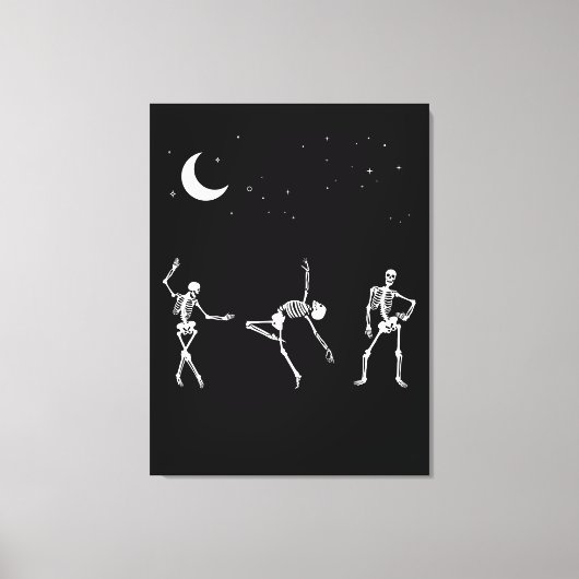 Toile Squelettes dansants (Recto)