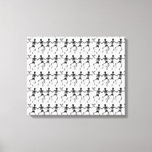 Toile Squelettes Halloween Thunder_Cove de danse