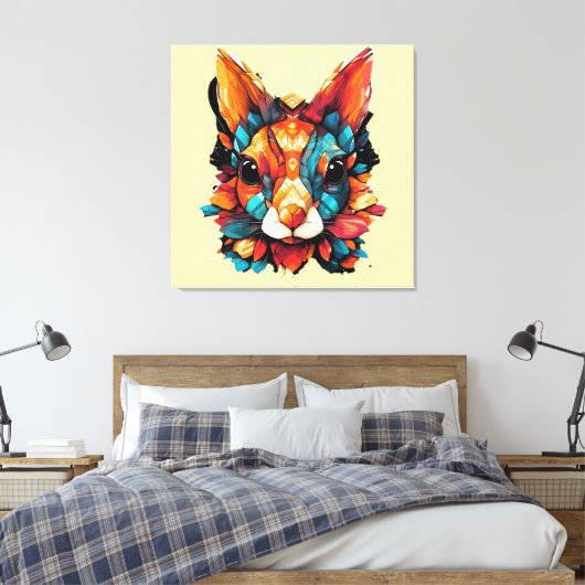 Toile Squirrel Popart (Insitu(Chambre))