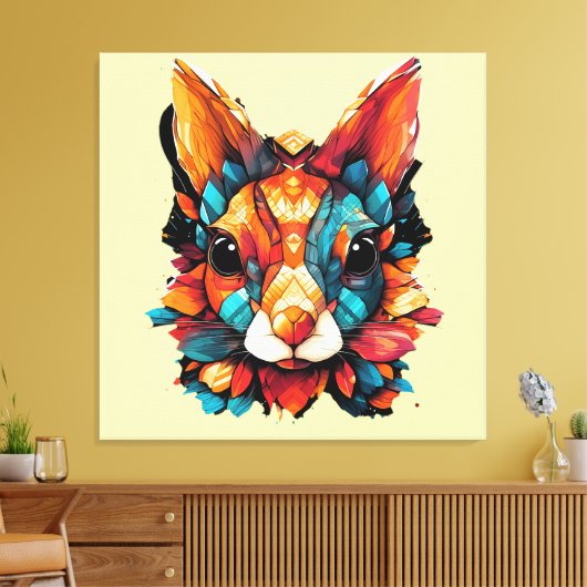 Toile Squirrel Popart (Insitu(Salon))