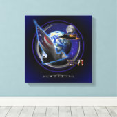 Toile SR-71 Blackbird HIGH RANGERS (Insitu (Plancher de Bois))