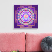 Toile Sri Yantra violet (Insitu(Salon))