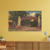 Toile St. Augustine, FL - Fontaine de l'entrée jeunesse (Insitu(Salon))