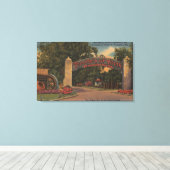 Toile St. Augustine, FL - Fontaine de l'entrée jeunesse (Insitu (Plancher de Bois))