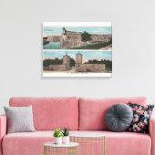 Toile St. Augustine, FL - Vue de Ft. Marion & City (Insitu(Salon))