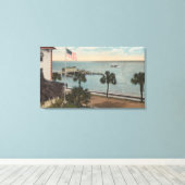 Toile St. Augustine, FL - Vue de la baie de Matanzas & (Insitu (Plancher de Bois))