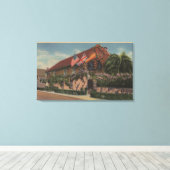 Toile St. Augustine, FL - Vue de St. Francis (Insitu (Plancher de Bois))