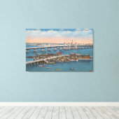 Toile St. Augustine, FL - Vue du pont des Lions (Insitu (Plancher de Bois))